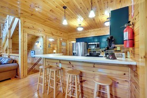 Interior - Secluded Smoky Mountain Cabin w/ Theater & Hot Tub (Sevierville)
