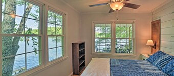 哈里森湖畔小屋 w/ 私人碼頭!