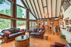 Interior - A-frame Ruidoso Retreat w/ Deck, Grill & Views! (Ruidoso)