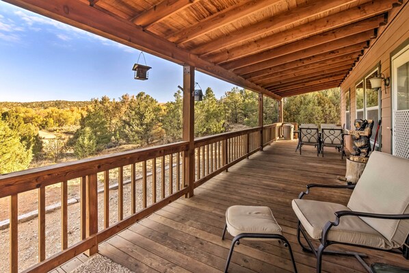 House (3 Bedrooms) | Front of property - Cozy Ski Cabin w/ Deck Near Taos Ski Valley! (San Cristobal)