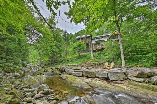 Beautiful Jay Peak Home Near Creek & Waterfalls!