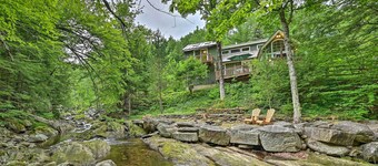 Beautiful Jay Peak Home Near Creek & Waterfalls!