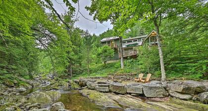 Beautiful Jay Peak Home Near Creek & Waterfalls!