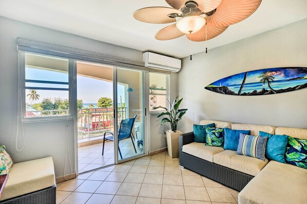 Apartment (2 Bedrooms) | Interior - Breezy Condo w/ Ocean View Balcony: Walk to Beach! (Rincon)