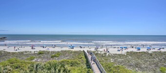 Beachfront Isle of Palms Condo w/ Balcony & Pool!