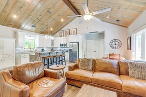 House (3 Bedrooms) | Interior - Hike, Fish & Kayak: Murphy Gem w/ Deck & Fire Pit (Murphy)