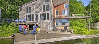 Waterfront Deruyter Home w/ Private Dock!