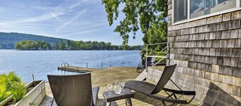 Waterfront Deruyter Home w/ Private Dock!