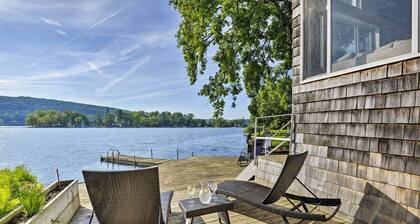 Waterfront Deruyter Home w/ Private Dock!