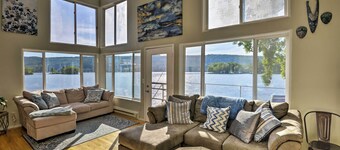 Waterfront Deruyter Home w/ Private Dock!