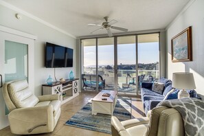 Apartment (2 Bedrooms) | Interior - Beachside Biloxi Club Condo: Balcony w/ Ocean View (Biloxi)