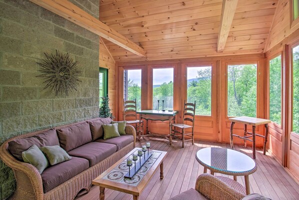 House (3 Bedrooms) | Front of property - Home w/ Fire Pit, 7 Mi to Attitash Mtn Resort (Jackson)