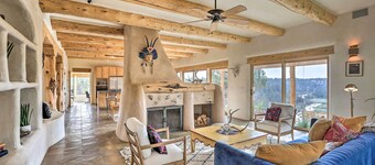Adobe Home - River & Mtn Views w/ Hot Tub!