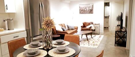 Living room with Sofa and smart TV