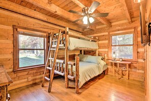 House (4 Bedrooms) | Interior - Luxe Dog-friendly Cabin w/ Hot Tub & Game Room (Logan)