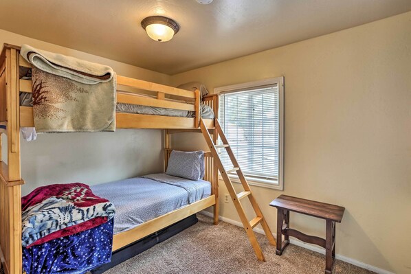 2 habitaciones y ropa de cama