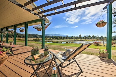 Family Home w/ Stunning River & Mountain View