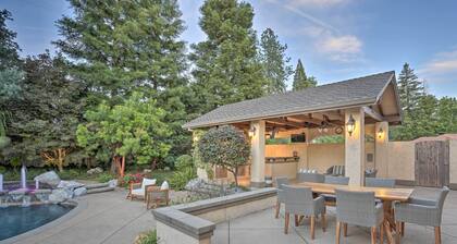 Redding Getaway w/ Hot Tub & Outdoor Kitchen!