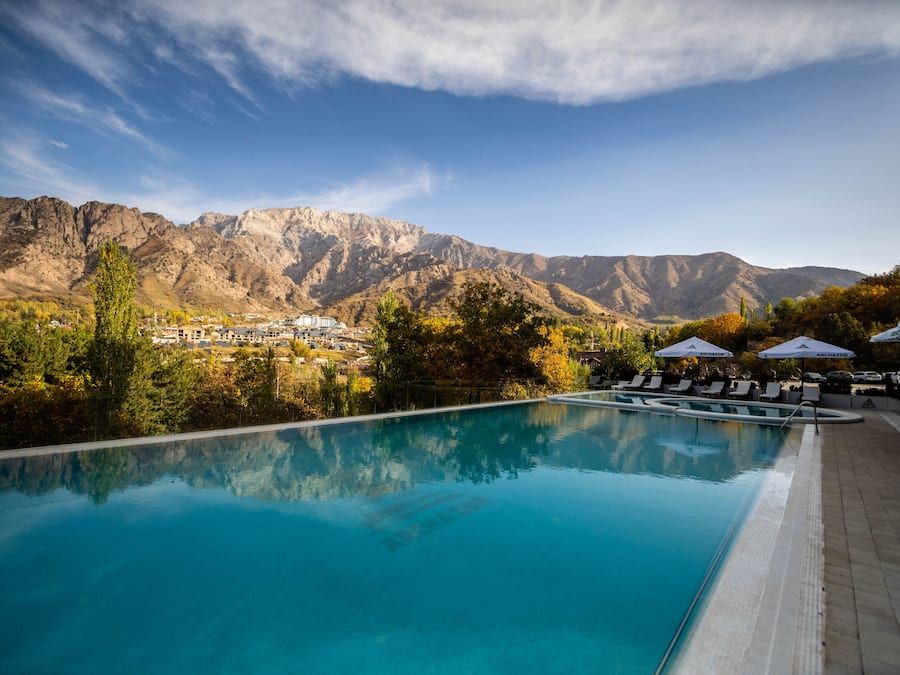 Indoor pool, seasonal outdoor pool