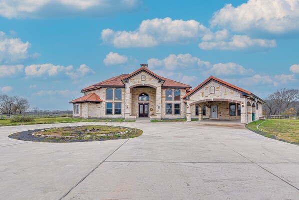 Façade de l’hébergement