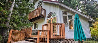 Enchanting Escape w/ Hot Tub, Decks & Views!