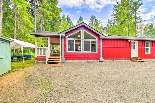 House (2 Bedrooms) | Front of property - Awesome Hoodsport Cabin - Nearby Hiking Areas (Hoodsport)