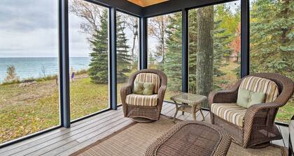 Fire Pit, Smart TV: Waterfront Charlevoix Home