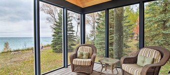 Fire Pit, Smart TV: Waterfront Charlevoix Home