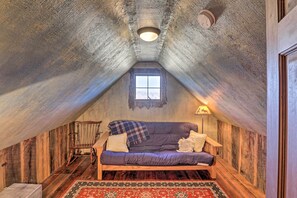 House (3 Bedrooms) | Interior - Rustic & Rural Cabin in Dupuyer on Open 14 Acres! (Dupuyer)