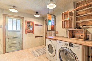 House (3 Bedrooms) | Interior - Rustic & Rural Cabin in Dupuyer on Open 14 Acres! (Dupuyer)