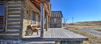 Rustic & Rural Cabin in Dupuyer on Open 14 Acres!