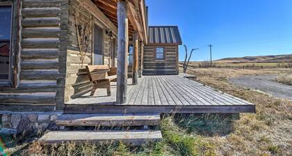 Rustic & Rural Cabin in Dupuyer on Open 14 Acres!