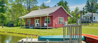 靠近滑雪坡道：波科諾山湖畔小屋