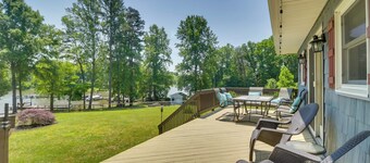 Waterfront, Deck: Peaceful Louisa Cottage Escape