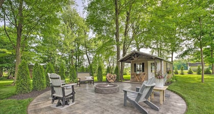 Shipshewana Guest House With Fire Pit!