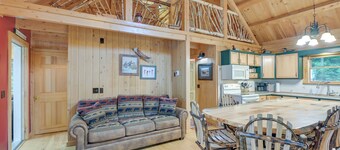 Lakefront Maine Retreat w/ Deck, Dock & Fire Pit!