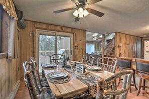 House (3 Bedrooms) | Interior - Cozy Bear Den Cabin Game Room & Golf Cart (Pocono Lake)