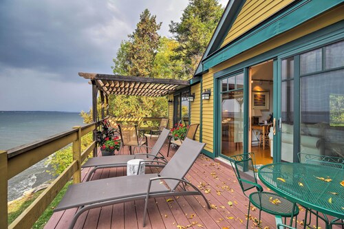Lake Champlain Cottage w/ Private Deck & Fire Pit!