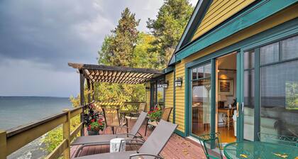 Lake Champlain Cottage w/ Private Deck & Fire Pit!