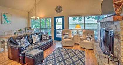 Private Dock & Fire Pit: Cedar Creek Lake Home