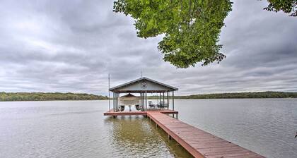 Private Dock & Fire Pit: Cedar Creek Lake Home