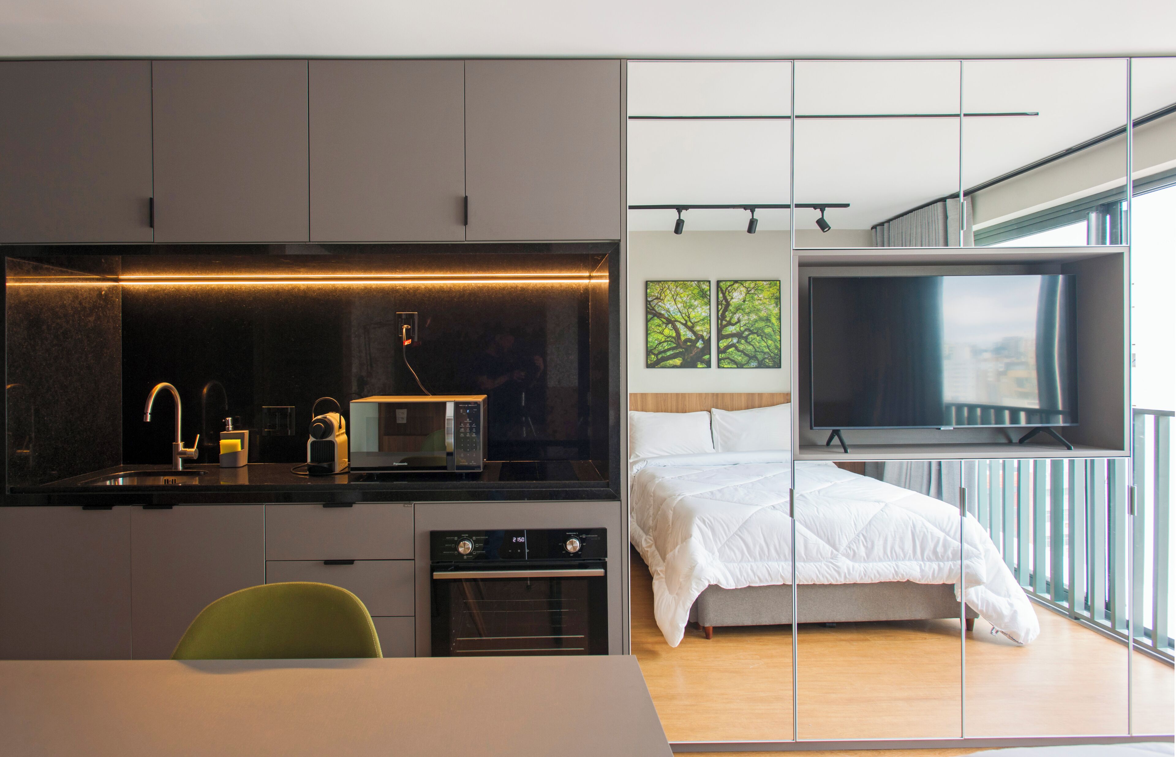 studio, 1 double bed | desk, laptop workspace, free wifi, bed sheets