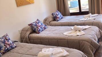 Free WiFi, bed sheets