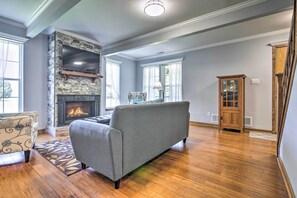 Cottage (2 Bedrooms) | Interior - Peaceful Kansas Cottage w/ Wraparound Deck! (Highland)