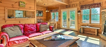 Bryson City Cabin Rental w/ Views & Hot Tub