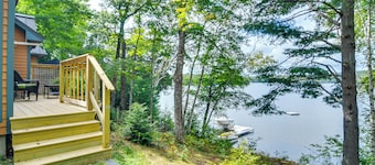 Beautiful Embden Pond Cabin w/ Dock & Kayaks!