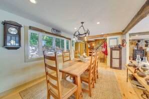 Interior - Beautiful Embden Pond Cabin w/ Dock & Kayaks! (North Anson)