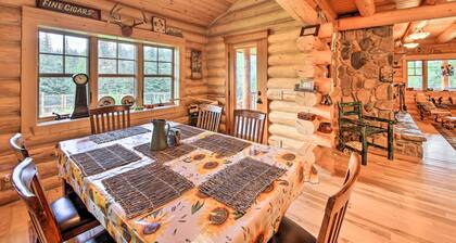 Waterfront Log Home w/ 95 Acres on Yaak River