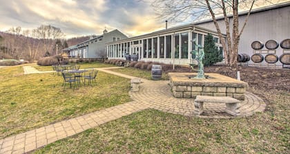 Spacious Faber Home w/ Yard, Steps to Winery!