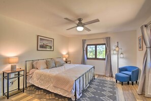 House (2 Bedrooms) | 2 bedrooms, laptop workspace, iron/ironing board, bed sheets - Lovely Yosemite Area Home w/ Hilltop Mtn View (North Fork)